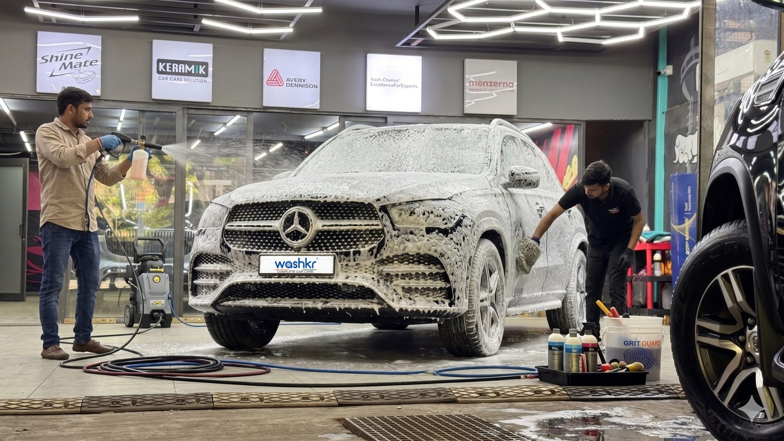 Steam Car Wash Ahmedabad